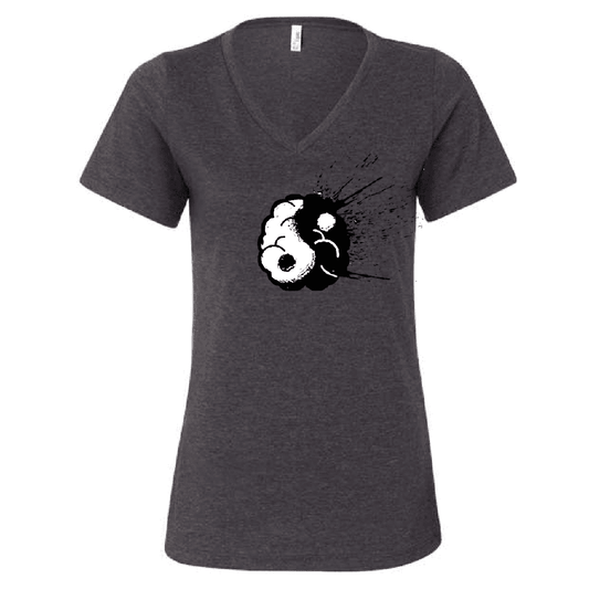Women's Brain Yin-Yang T-Shirt