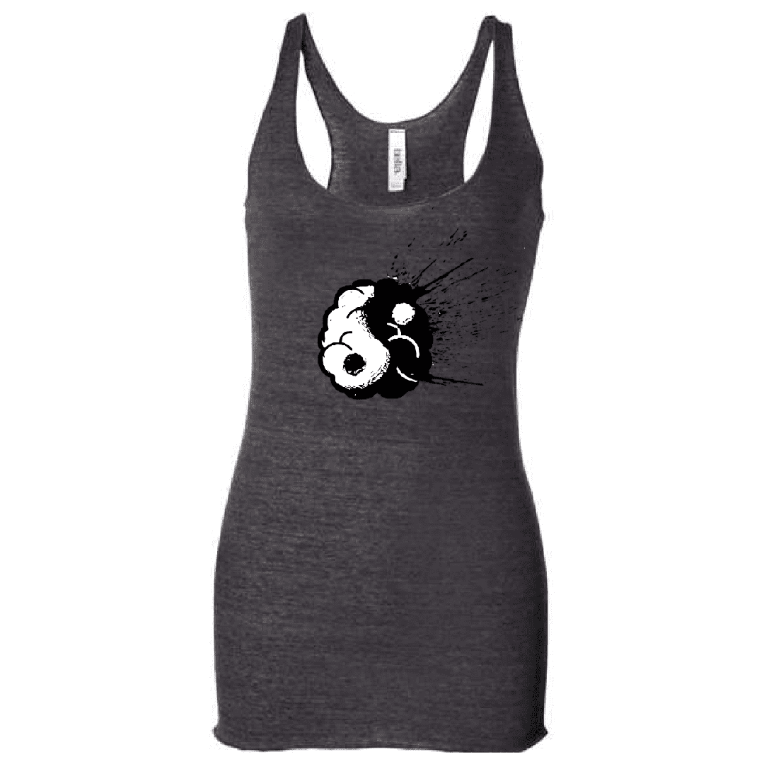 Women's Brain Yin-Yang Tank Top